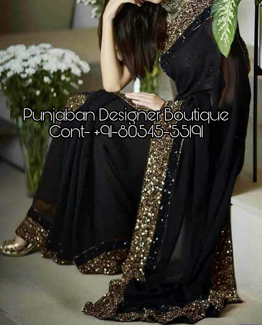 Latest Designer Party Wear Sarees | Punjaban Designer Boutique