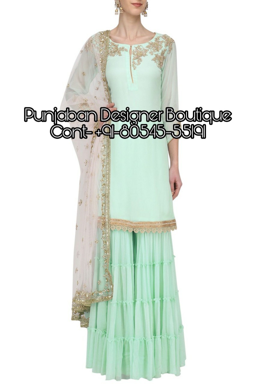 sharara plazo suit