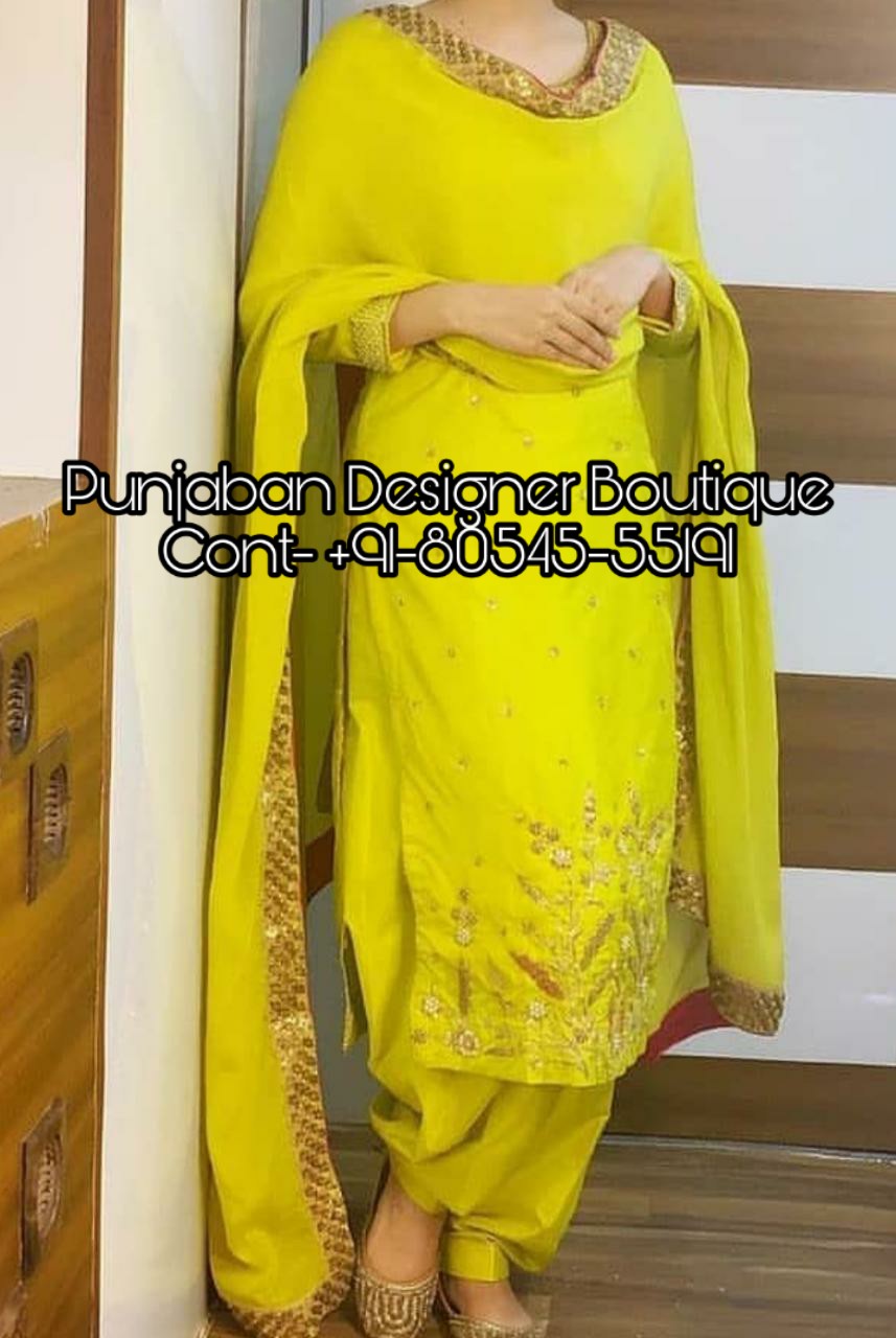 party wear punjabi suits for ladies