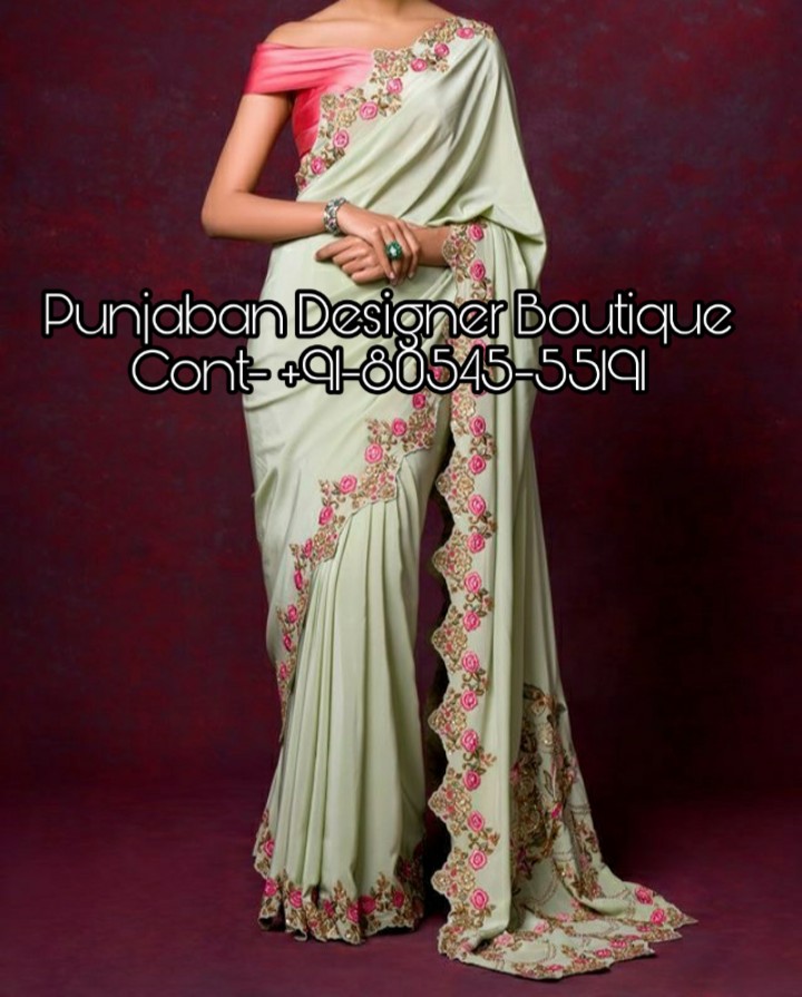 Latest Fancy Sarees Online Shopping | Punjaban Designer Boutique