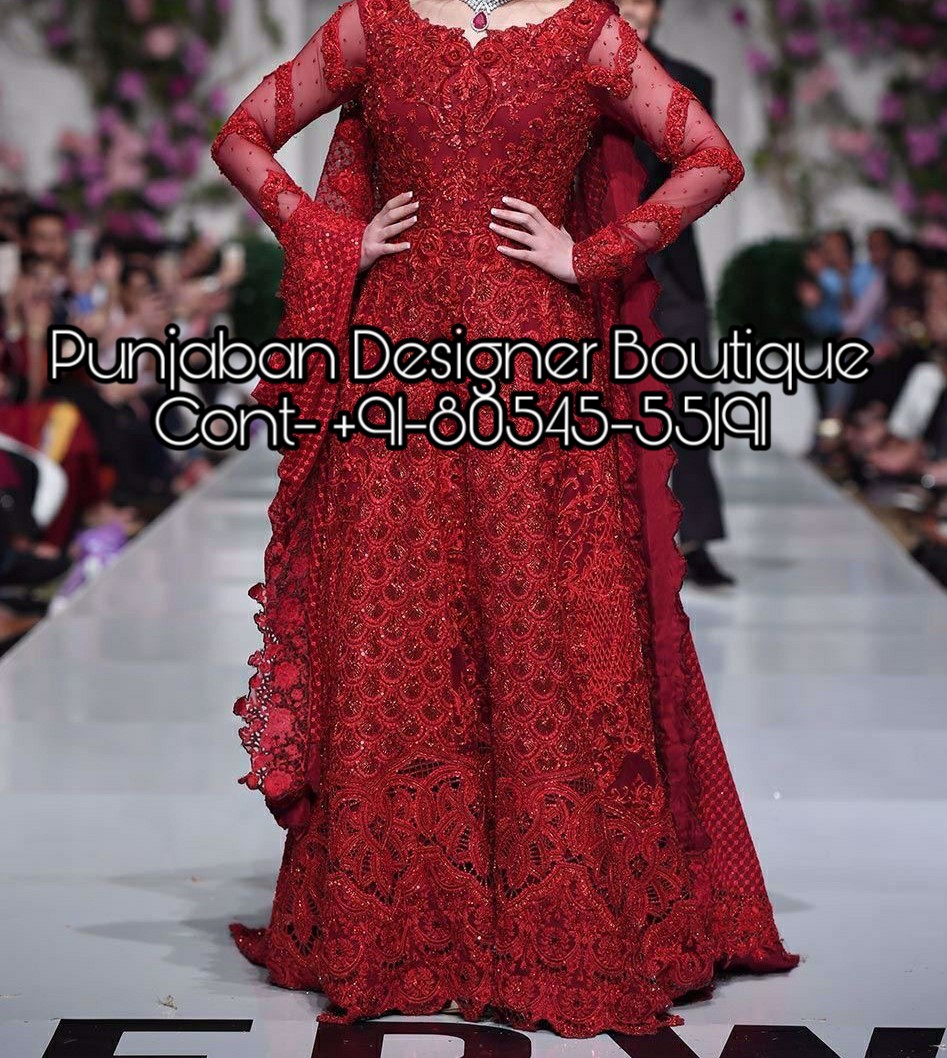 Gray Mauve Designer Heavy Embroidered Wedding Anarkali Gown | Gowns, Dresses  online shop, Anarkali gown