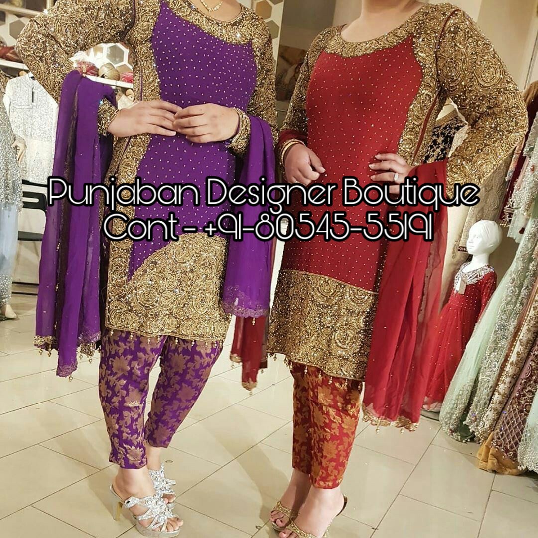 Download Free Embroidery Design For Punjabi Suit Punjaban Designer Boutique PSD Mockup Template