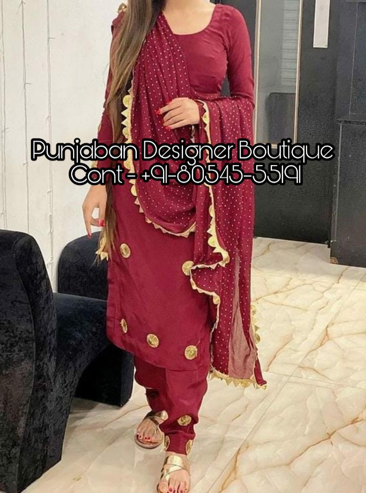 Traditional Punjabi Dress Patiala Suit New Design Yellow Colour