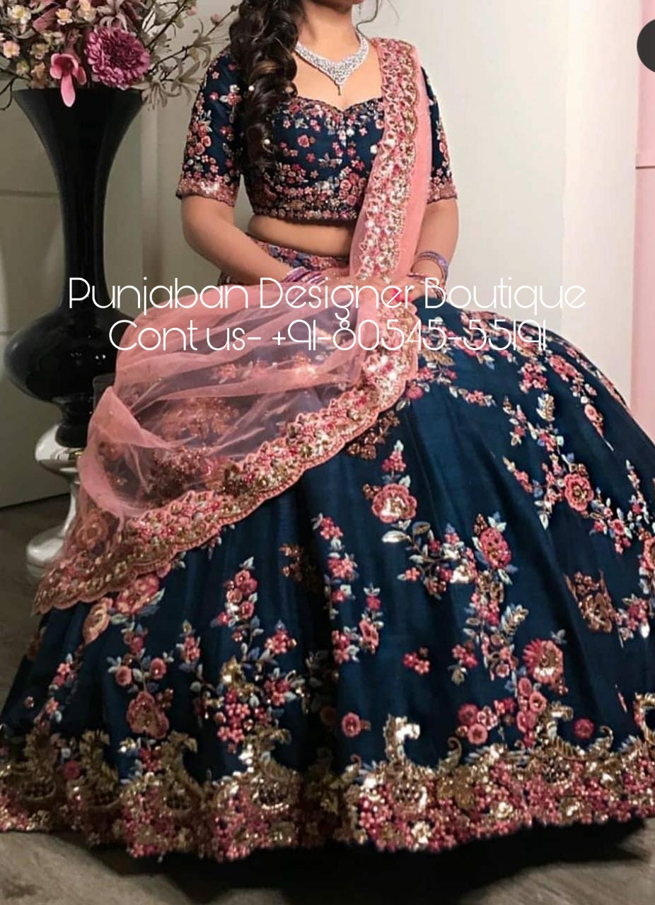 Lehenga With Blouse Designs | Punjaban Designer Boutique