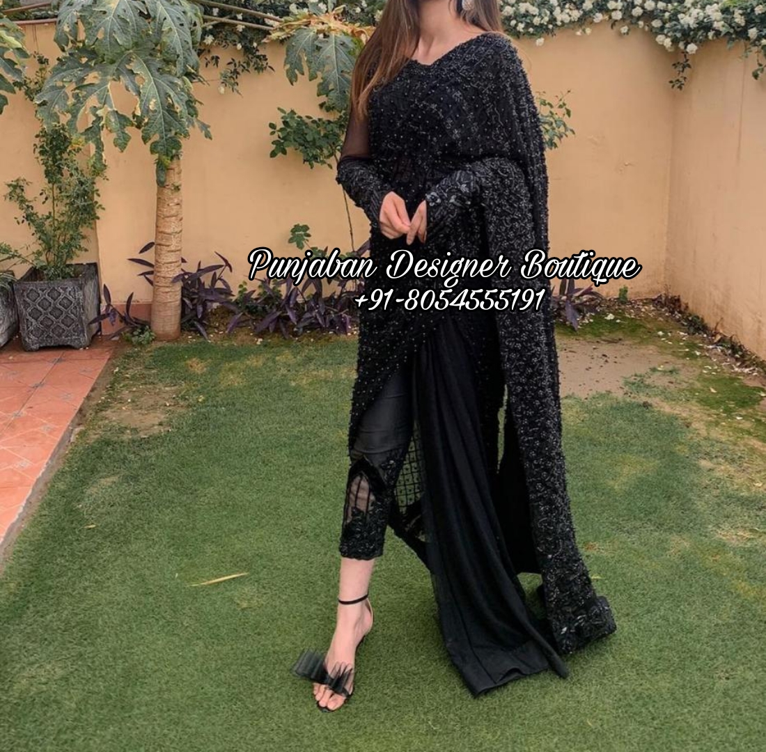 Buy Black Heavy Designer Indo Western Style Suit | Designer Salwar Suits