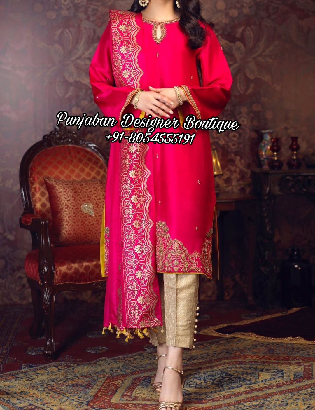 Punjabi Suits Embroidery Designs | Punjaban Designer Boutique