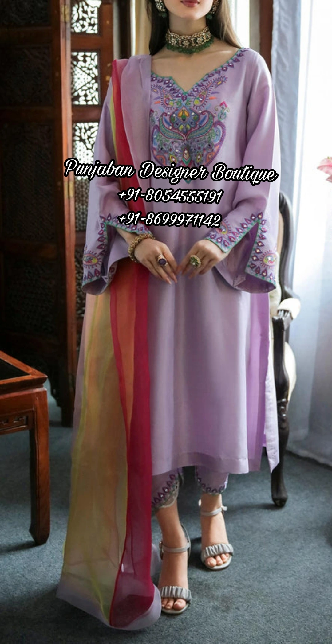 Design Punjabi Suit Neck | Punjaban Designer Boutique