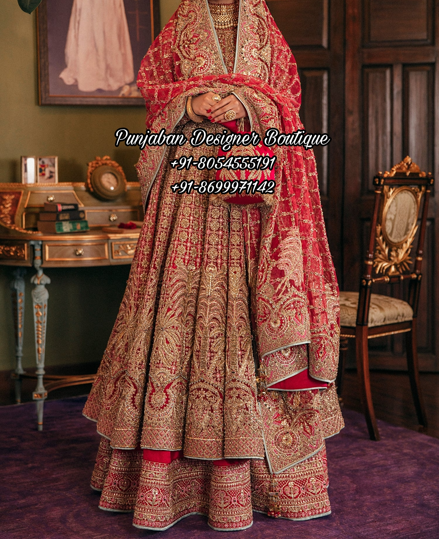 Latest Bridal Dresses In India | Punjaban Designer Boutique