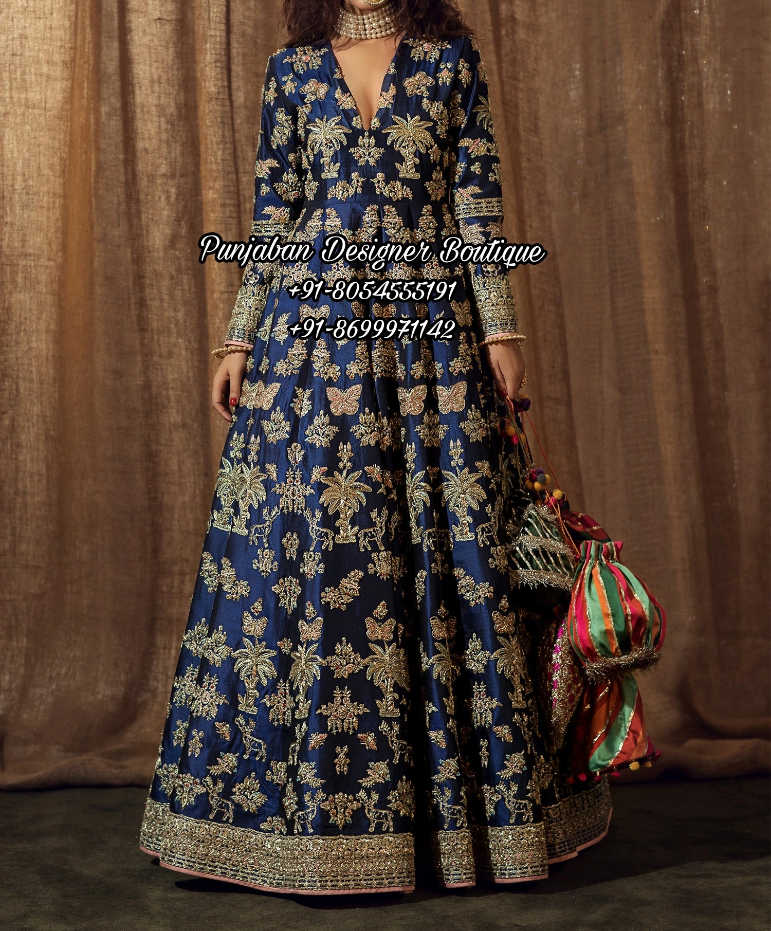 Bulk Buy India Wholesale Wedding, Party Wear, Beautiful Neck And Waist Designer  Gown With Stone Beads Work. $510 from Kalika Fasionista | Globalsources.com