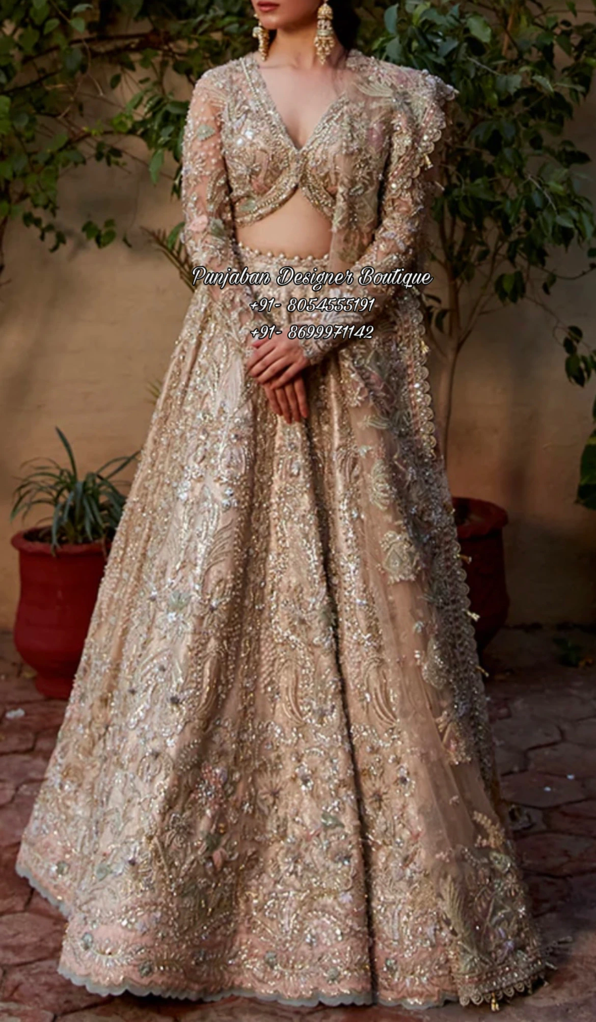 Gorgeous Bangladeshi, Indian and Pakistani Bridal Lehenga - Bellatory