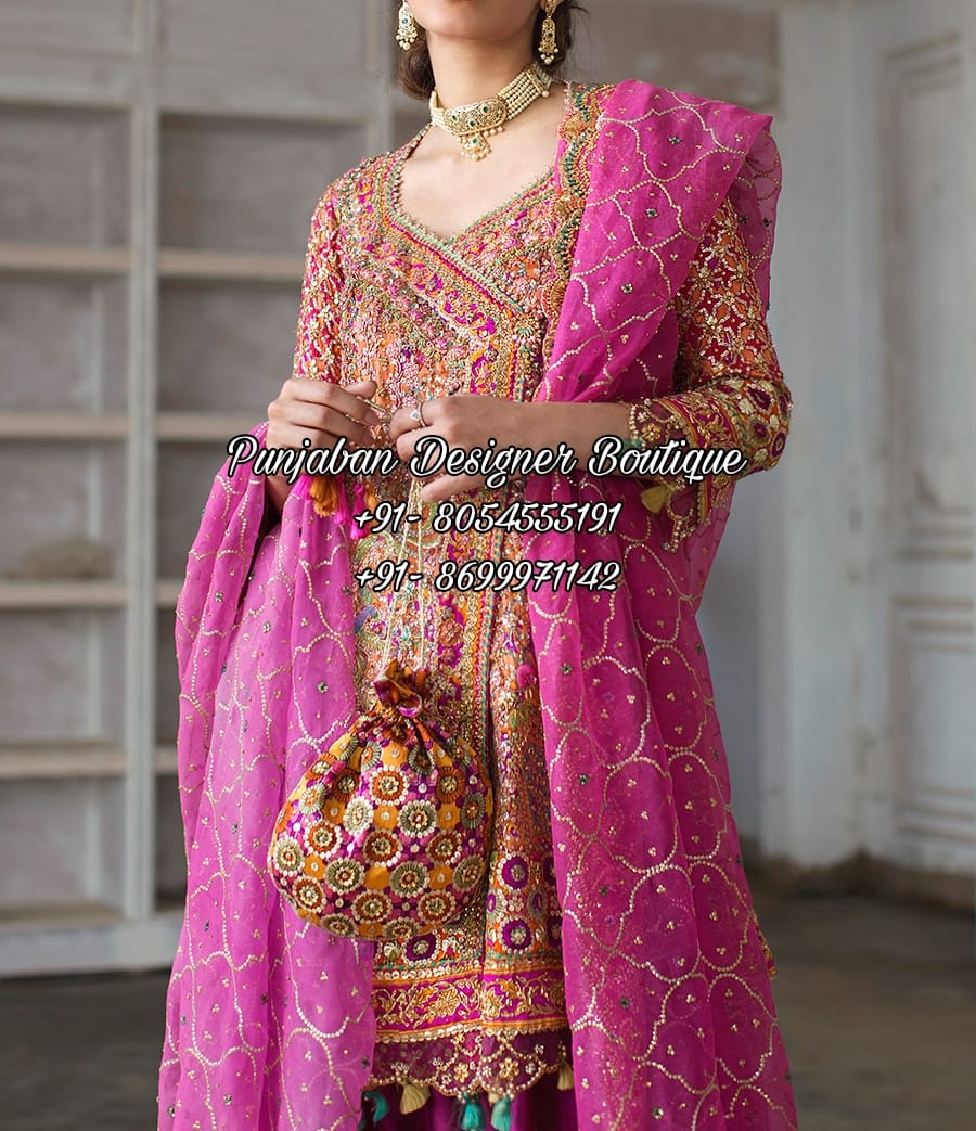 Designer Punjabi Sharara Suit for Weddings and Festivals