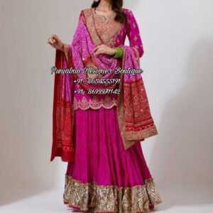 Punjabi Lehenga Party Wear Outfits