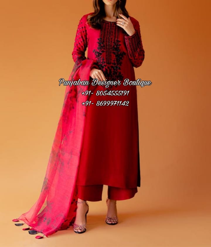 Punjabi Suit Design With Plazo | Maharani Designer Boutique